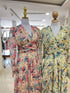 V-neck Long Sleeves Floral Dresses